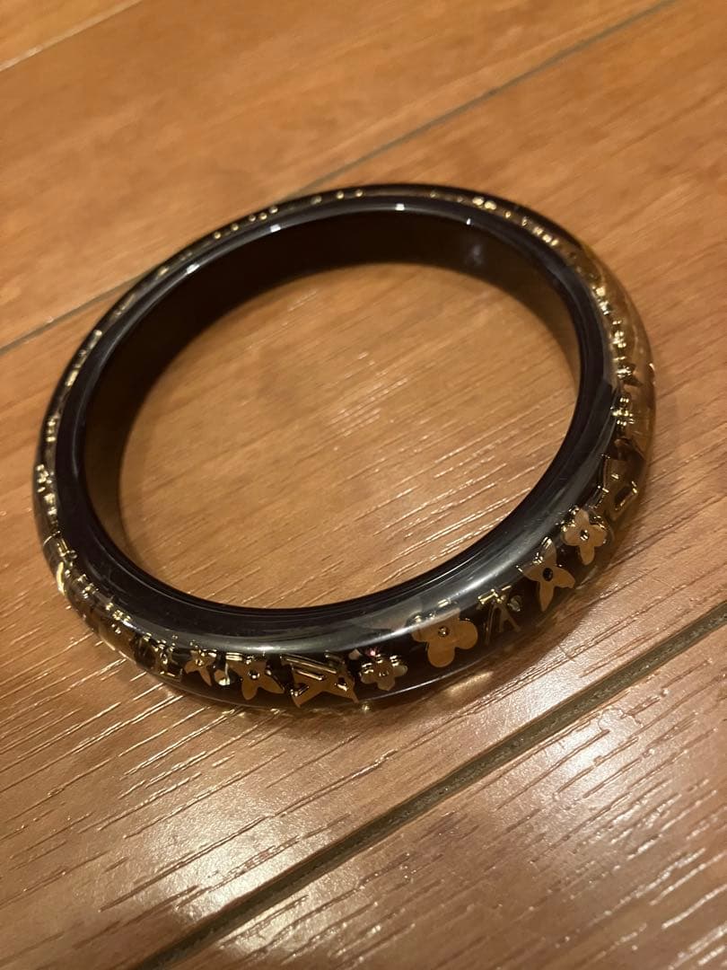 ルイヴィトン　アンクルージョン　ブラスレ　　 ブラウン　バングル　色ハゲ