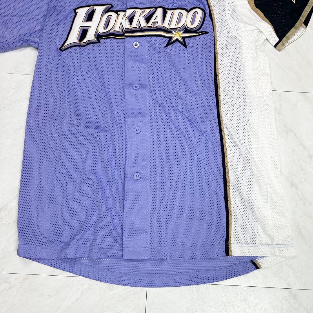 極美品 大谷翔平 北海道シリーズ 2015 ラベンダーユニフォーム 刺繍