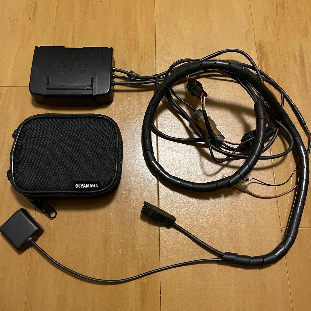 ETC車載器 ハーネス・YAMAHA製ケース付き JRM-11 バイク用