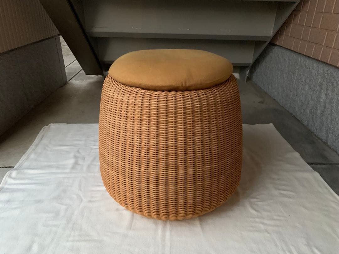 希少 山川ラタン 剣持勇デザイン ヴィンテージ スツール ジャパニーズモダン A