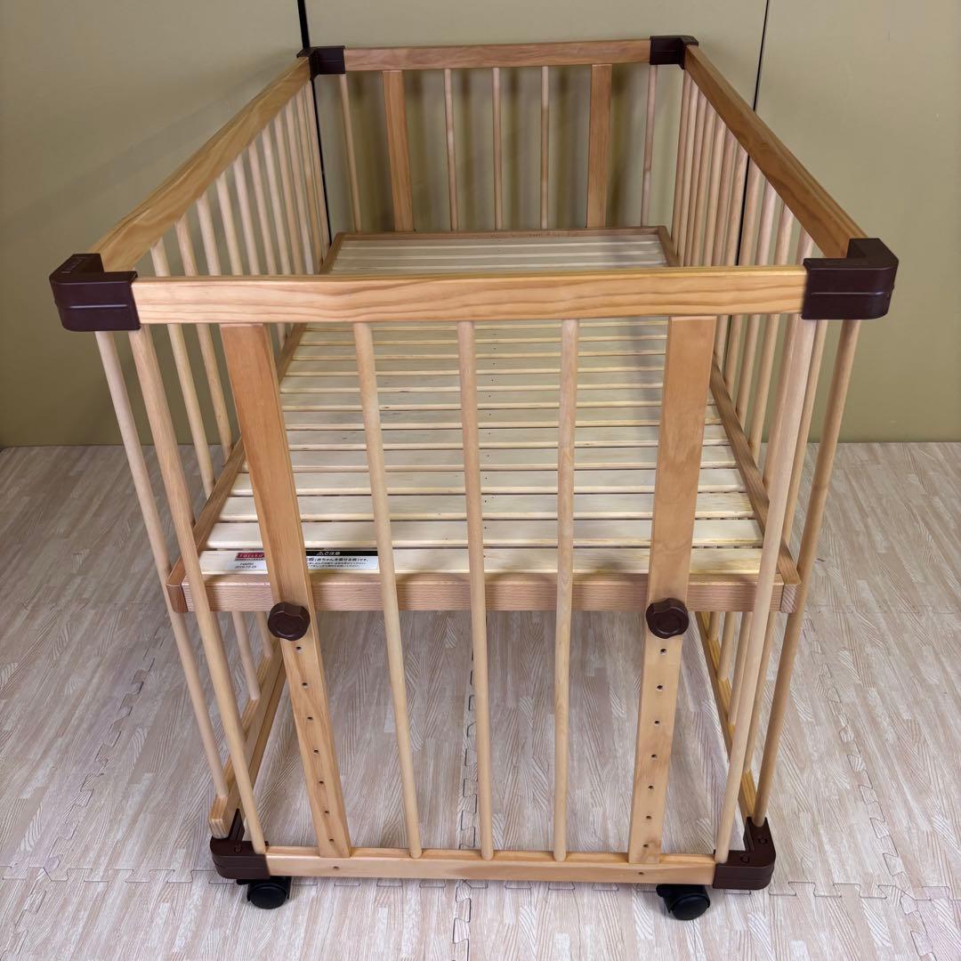 ☆除菌清掃済☆　ファルスカ　ベッドサイドベッド03　ラージ　ナチュラル