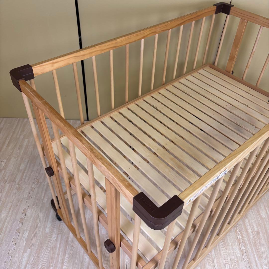 ☆除菌清掃済☆　ファルスカ　ベッドサイドベッド03　ラージ　ナチュラル