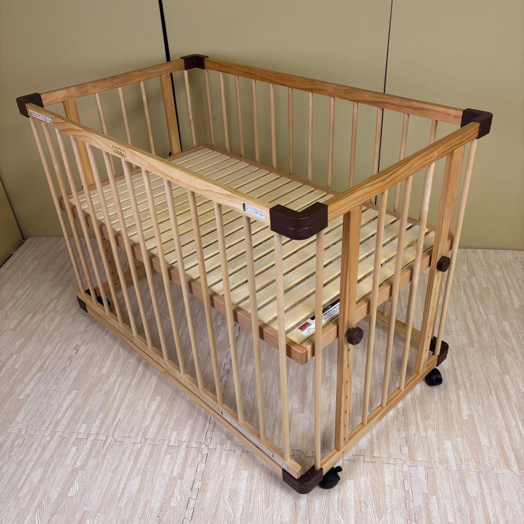 ☆除菌清掃済☆　ファルスカ　ベッドサイドベッド03　ラージ　ナチュラル