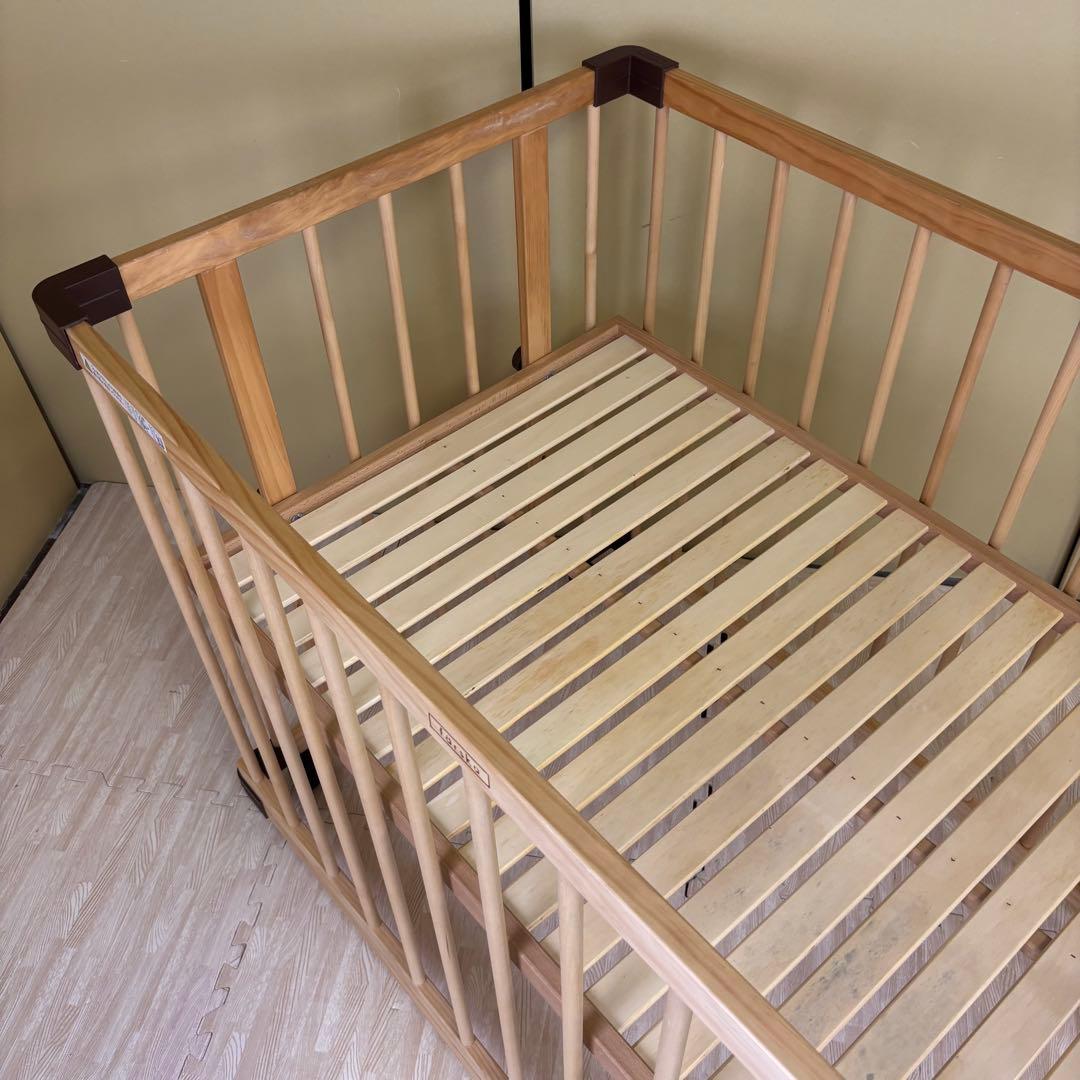 ☆除菌清掃済☆　ファルスカ　ベッドサイドベッド03　ラージ　ナチュラル