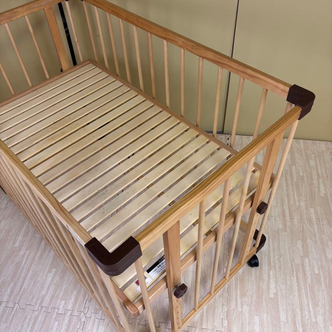 ☆除菌清掃済☆　ファルスカ　ベッドサイドベッド03　ラージ　ナチュラル