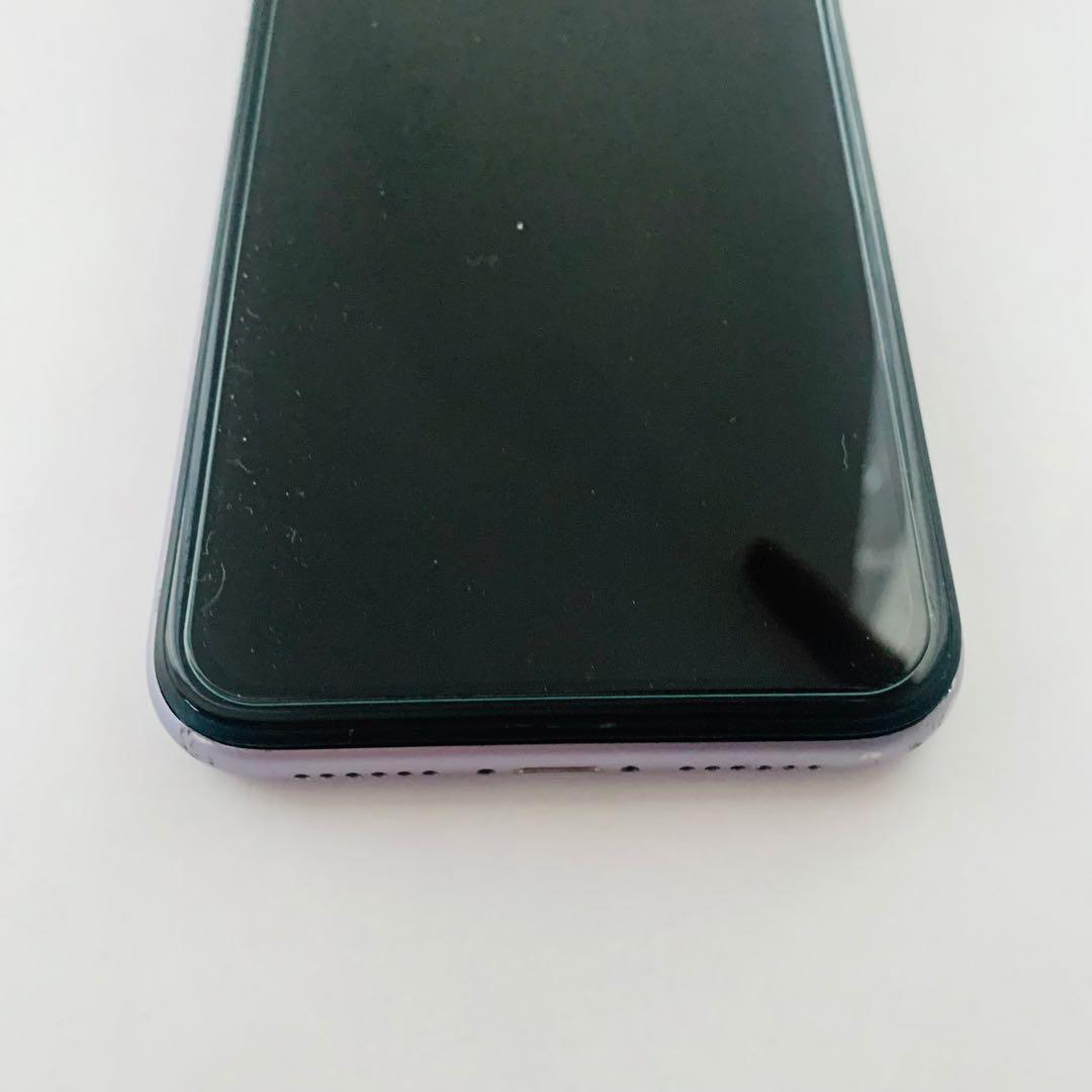 Apple iPhone 11 パープル ジャンク 背面傷あり