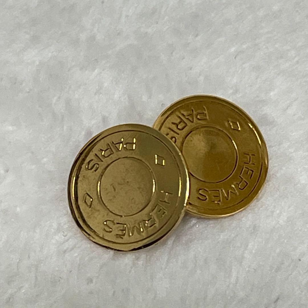 【美品】HERMES エルメス カフス セリエ　ゴールド金具　箱付き