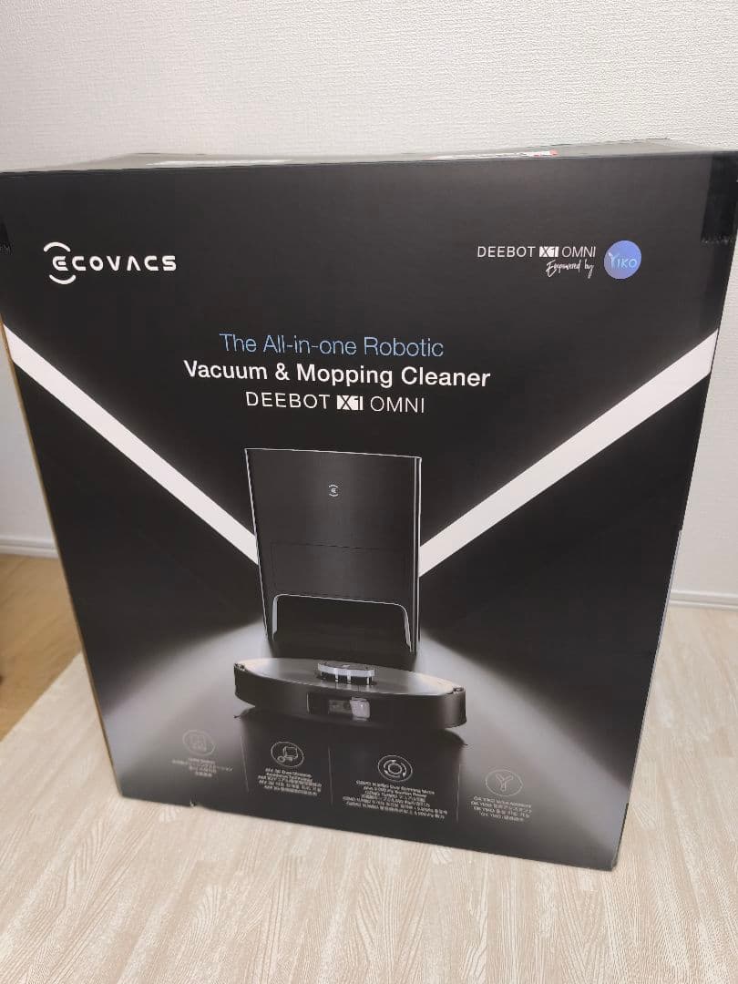 ECOVACS DEEBOT X1 OMNI ロボット掃除機 おまけ替モップ付