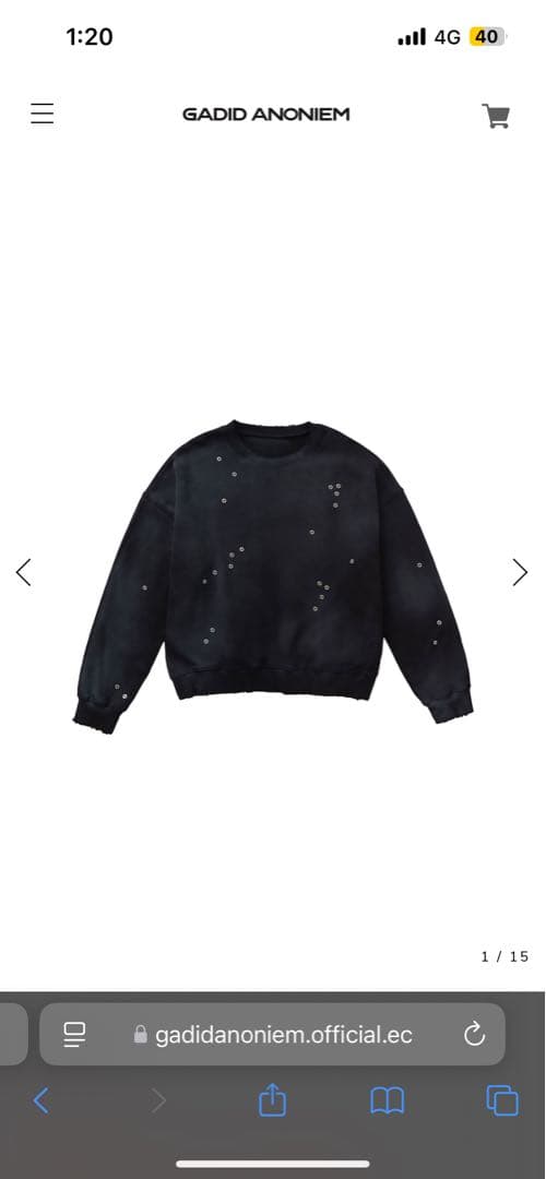 【専用】GADID ANONIEM GLIDE スウェット