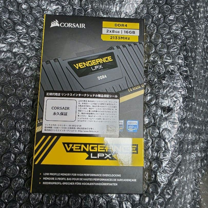 メモリー CORSAIR VENGEANCE LPX DDR4 16GB