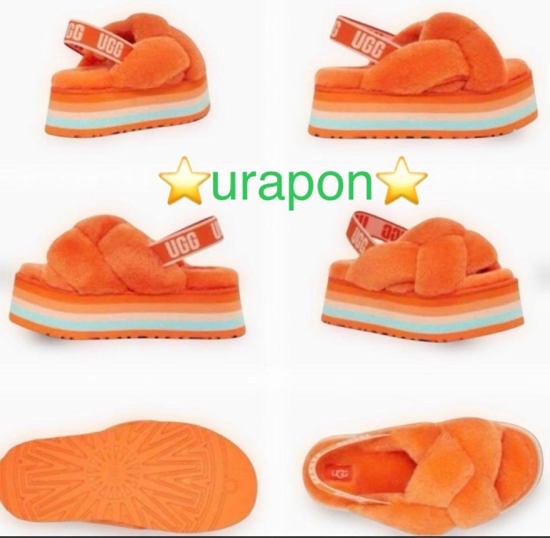 入手困難・激レア✨展示品✨25素足✨UGG✨DISCO KNOT SLIDE