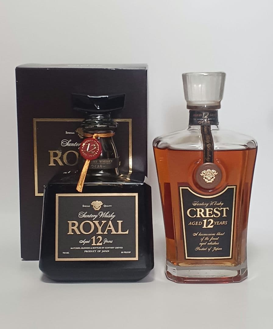 CREST 12年 　ローヤル12年　ウイスキー SUNTORY