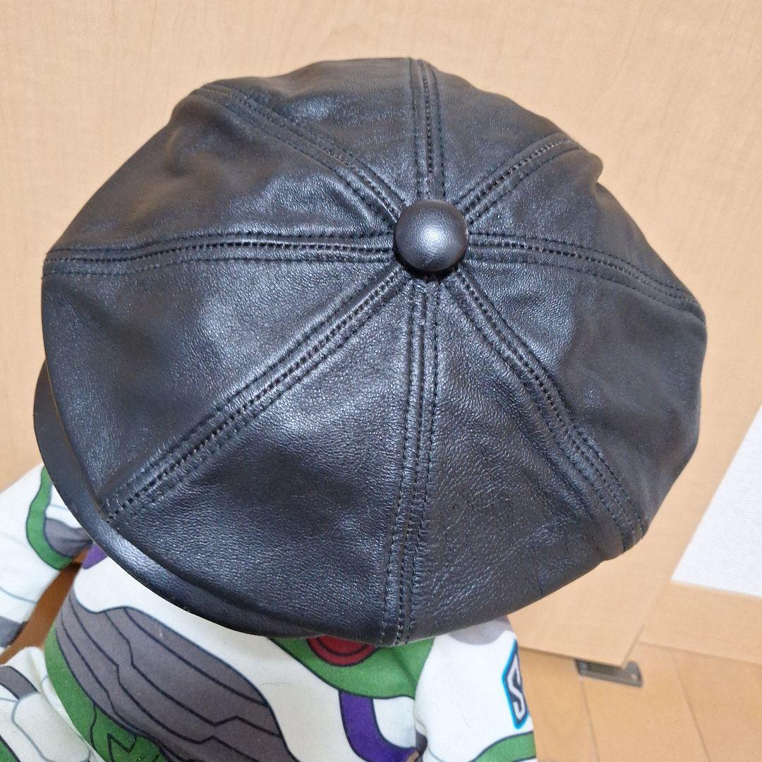 SCHOTT LEATHER キャスケット希少上野商会　羊革　Size L