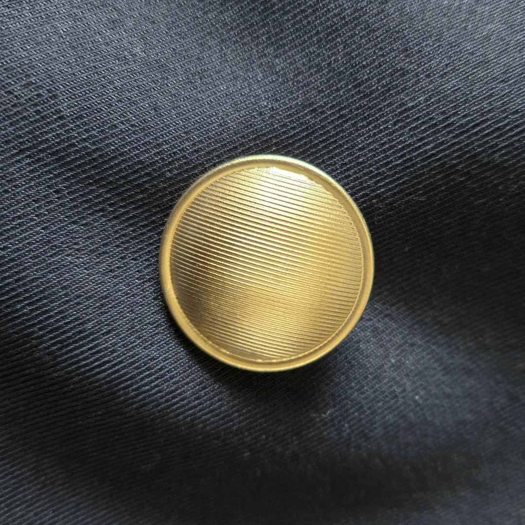 美品✨カデュネ　CADUNE　ライトテーラージャケット　ネイビー　金釦　ダブル