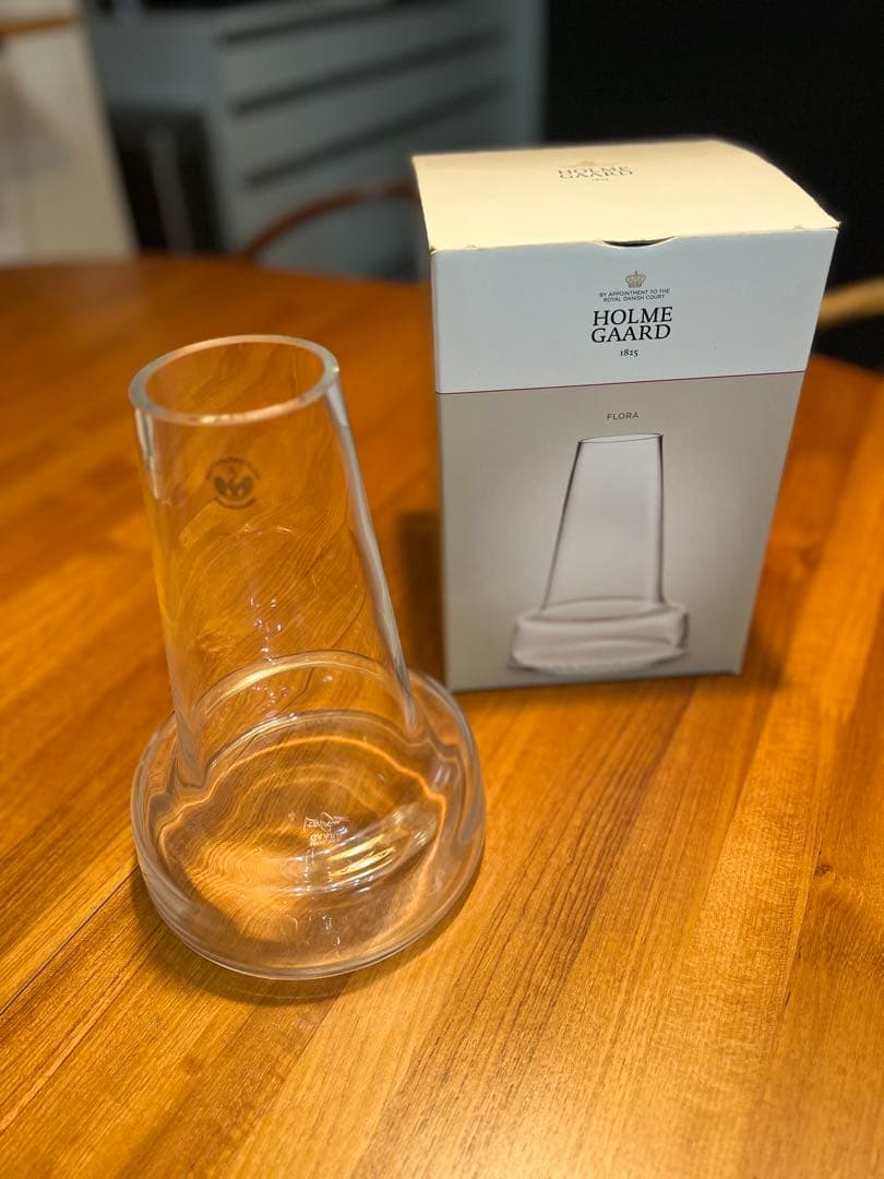 ホルムガード フローラ フラワーベース 24cm クリア　ロング