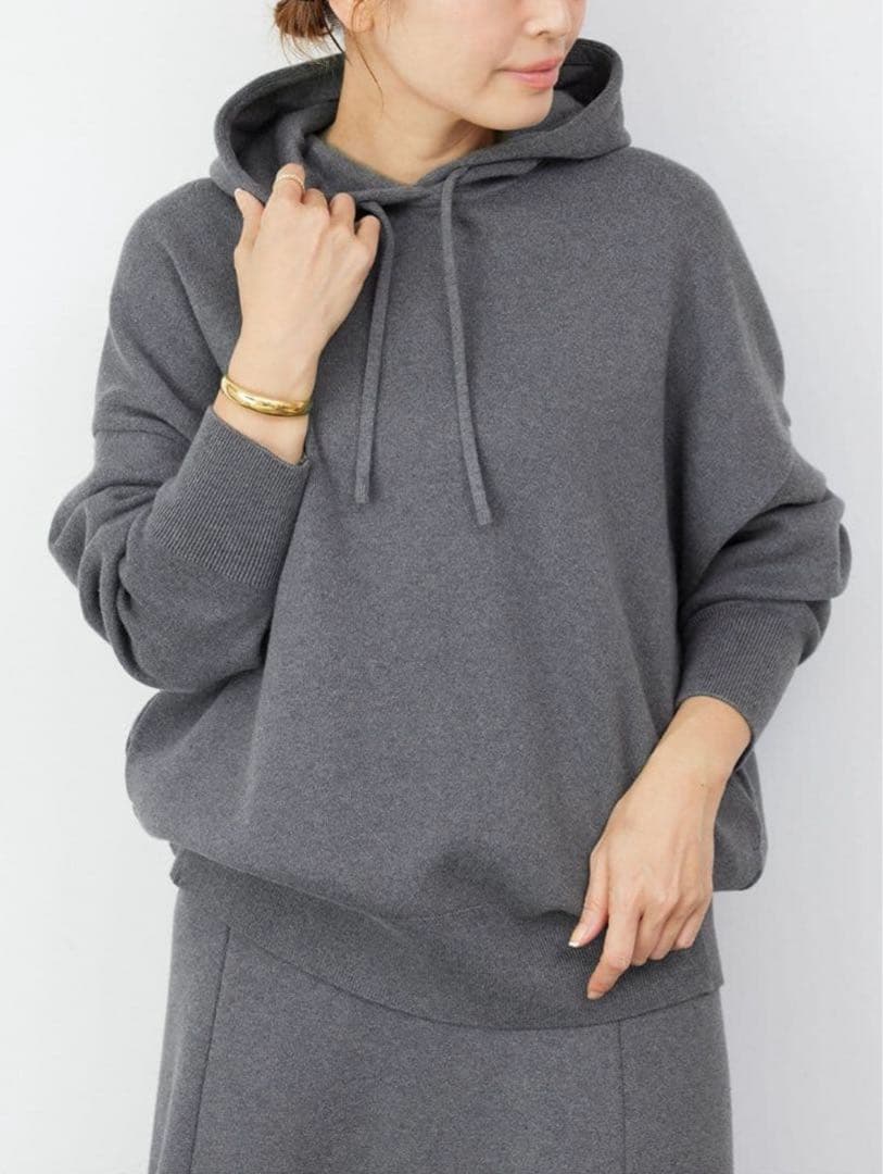 Deuxieme Classe smooth TOP HOODY プルオーバー