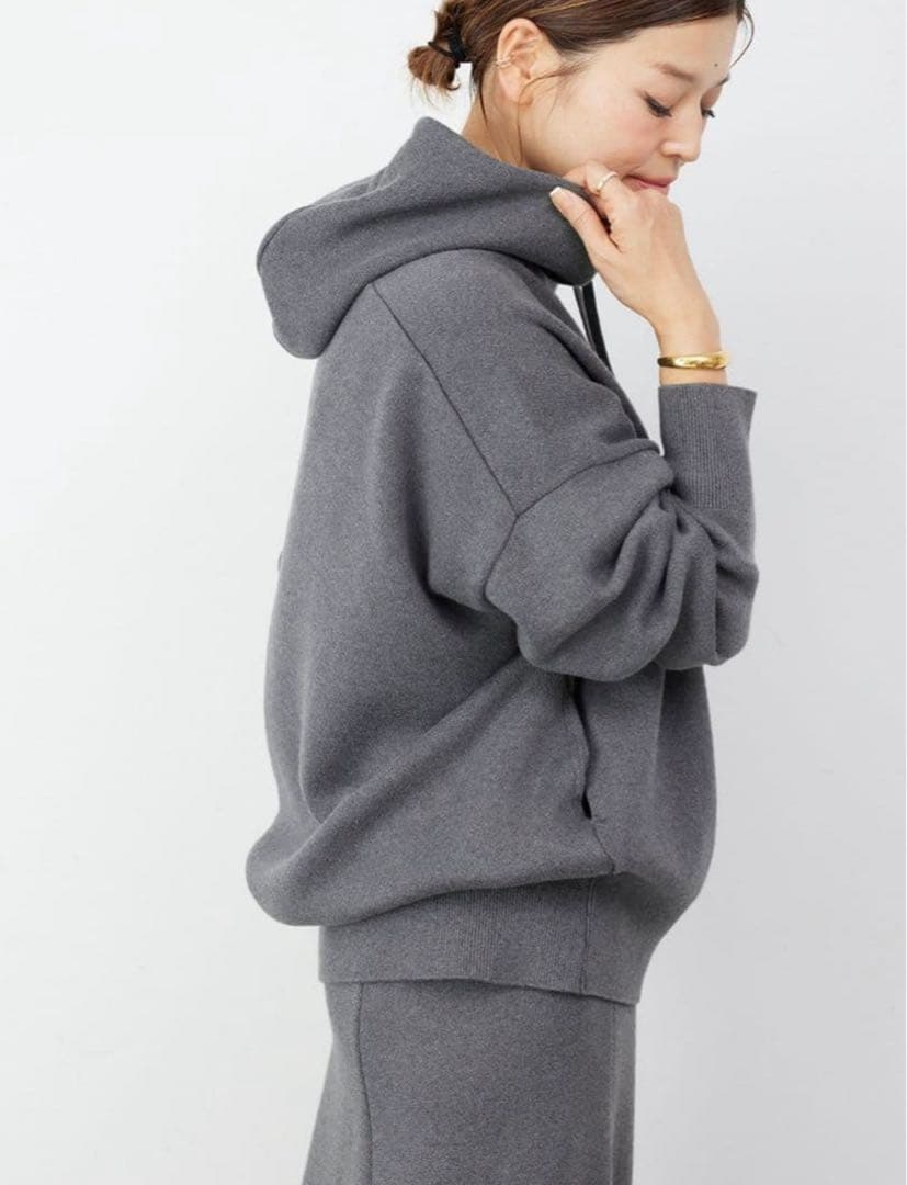 Deuxieme Classe smooth TOP HOODY プルオーバー