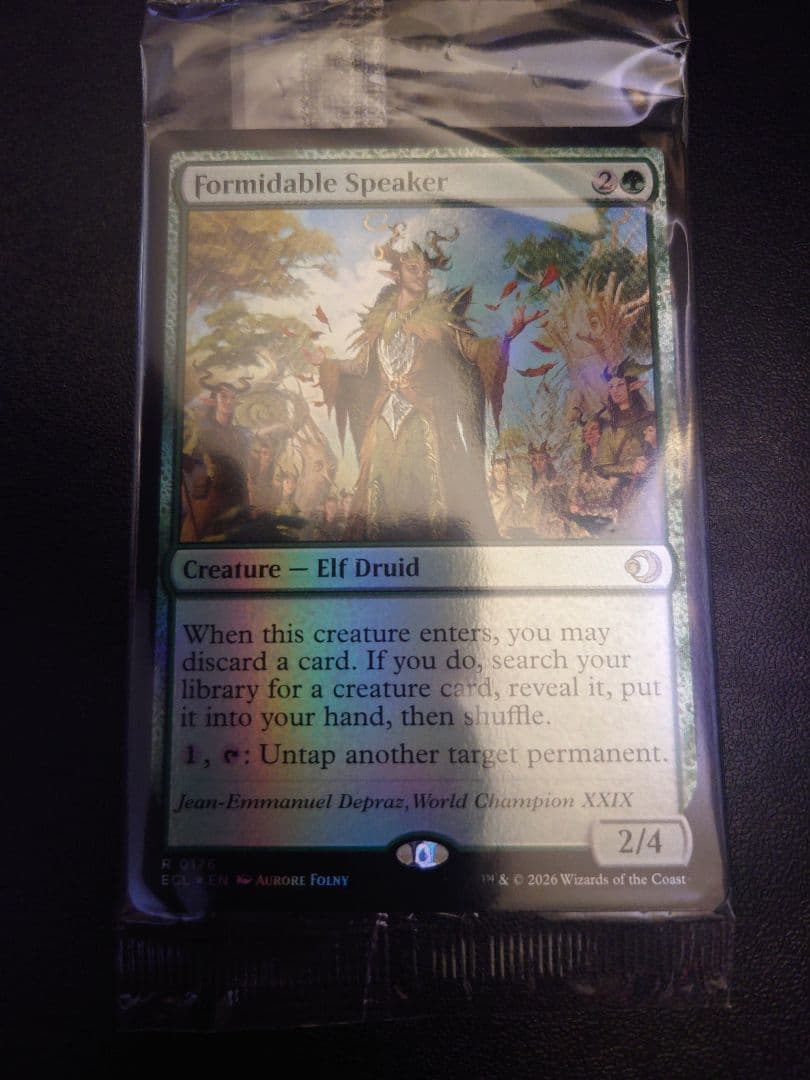 並外れた語り部 Formidable Speaker FOIL 英語版