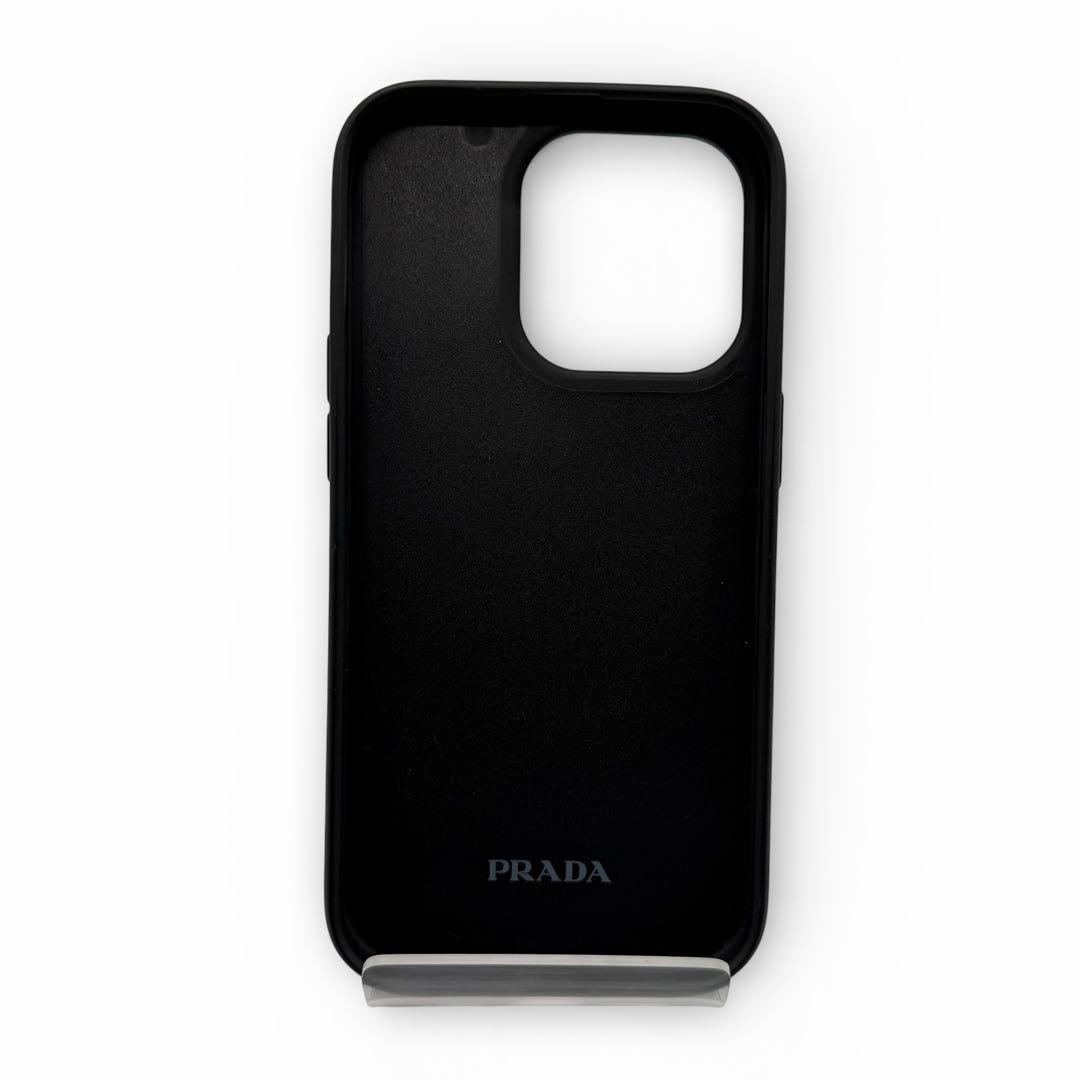 【美品】 PRADA iPhone14pro ケース サフィアーノレザー