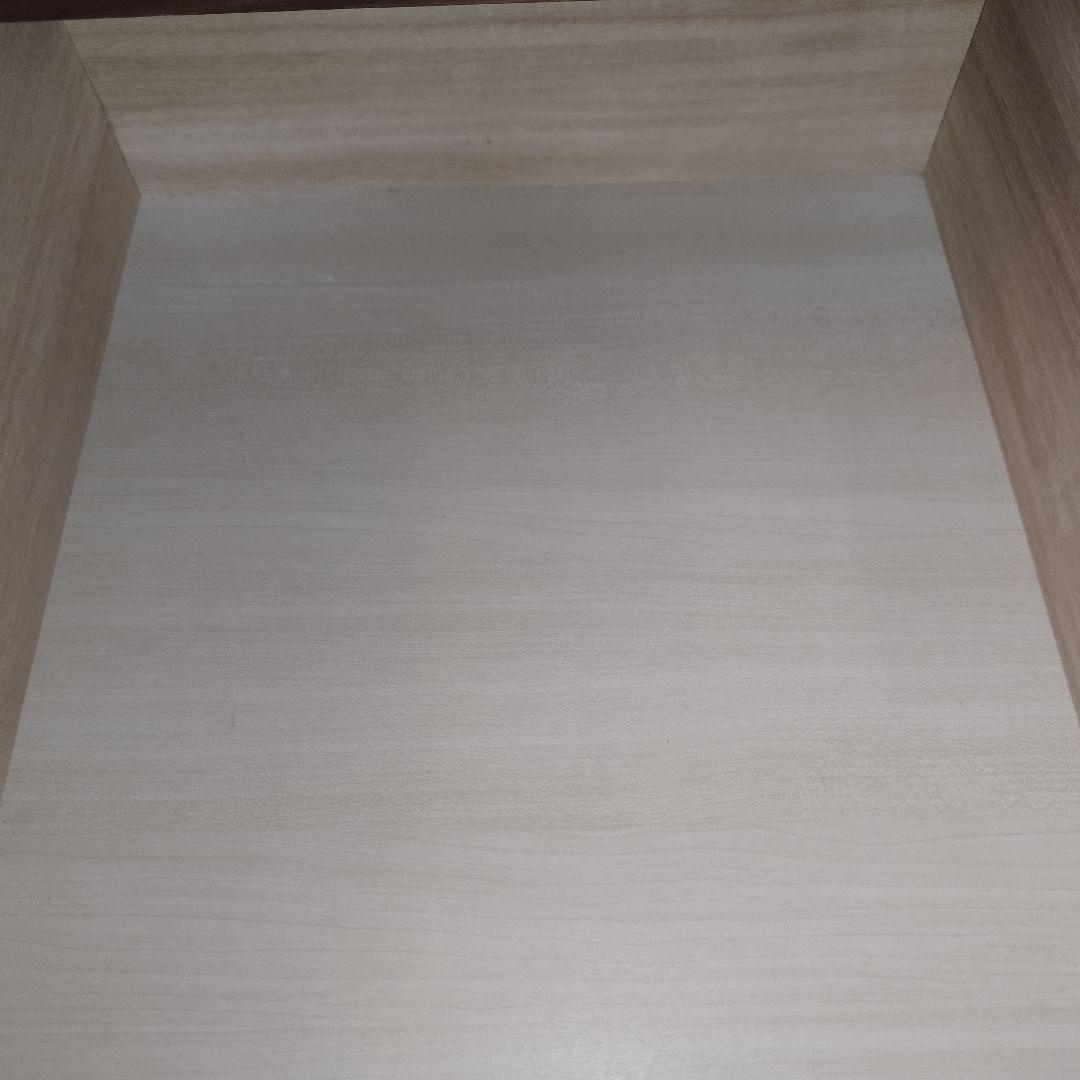 【廃盤希少】無印良品 4段チェスト ウォールナット材 足つき