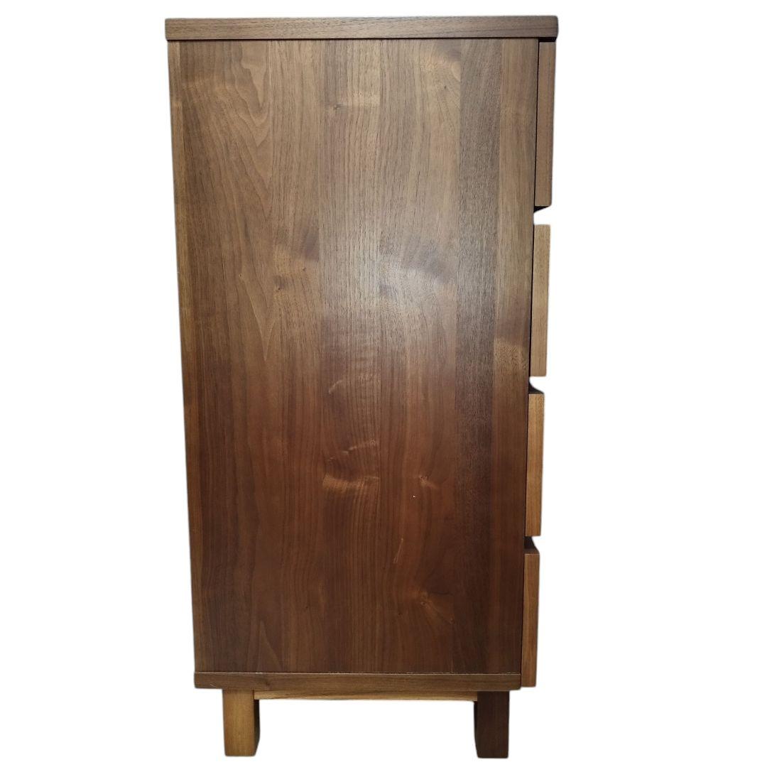 【廃盤希少】無印良品 4段チェスト ウォールナット材 足つき