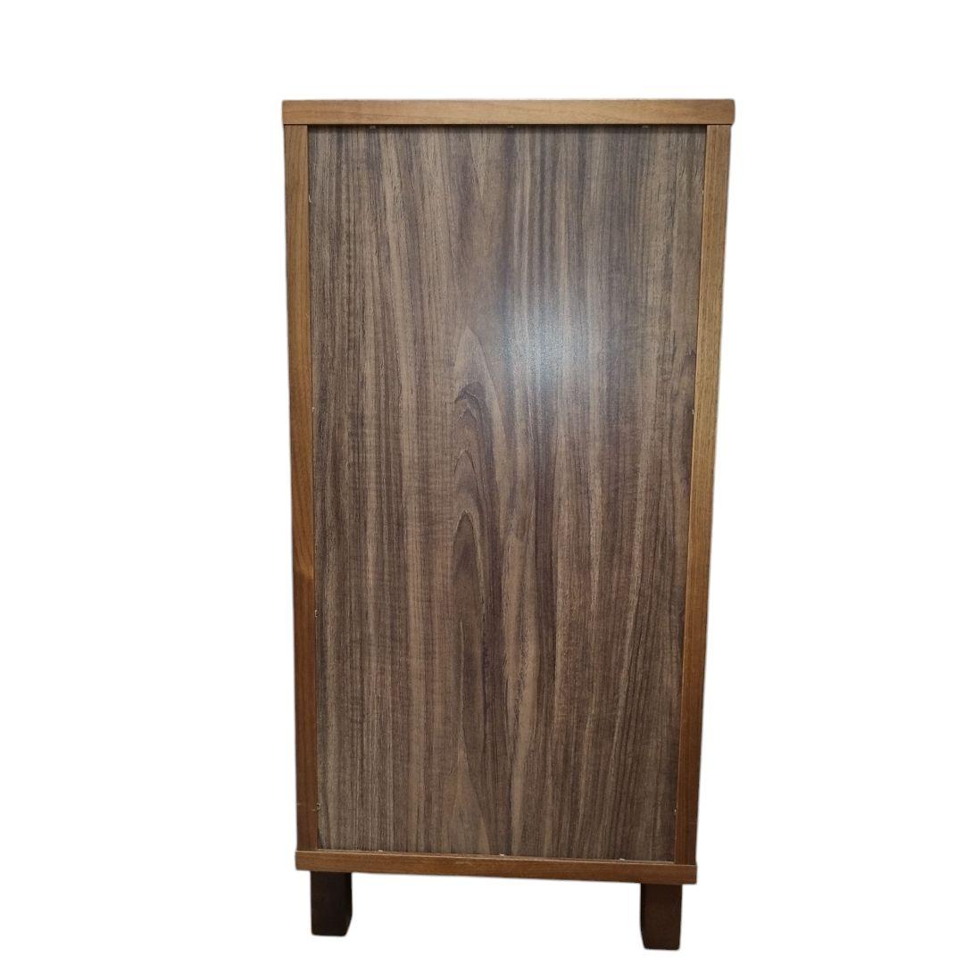 【廃盤希少】無印良品 4段チェスト ウォールナット材 足つき