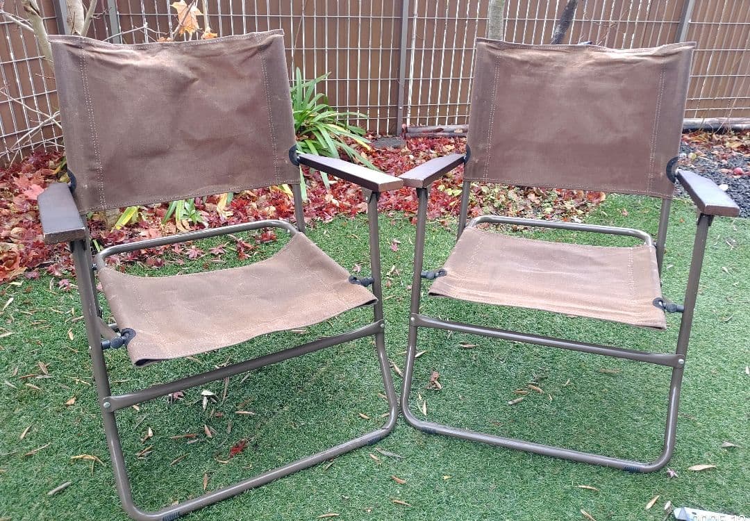 MIKAN WAXED CANVAS ROVER CHAIR ２脚 ブラウン