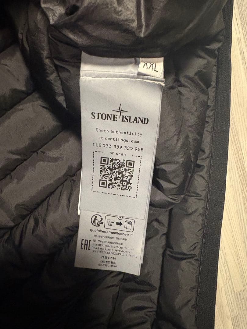 コ*ケ様 未使用級美品【STONE 】ライトダウンジャケット　XXL