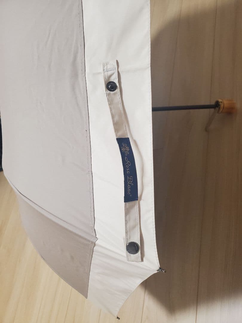 芦屋ロサブラン 折りたたみ日傘 ベージュ