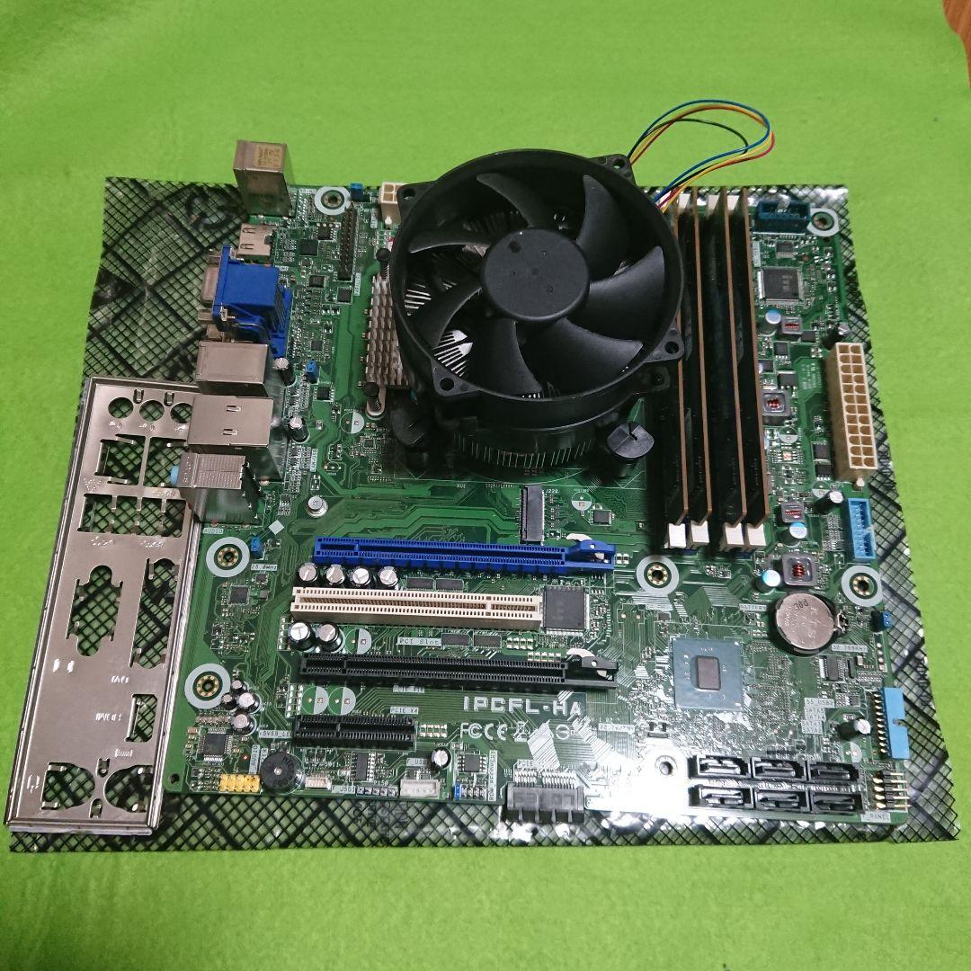 動作品・core-i3 8100 メモリ16GB IPCFL-HA マザーボード