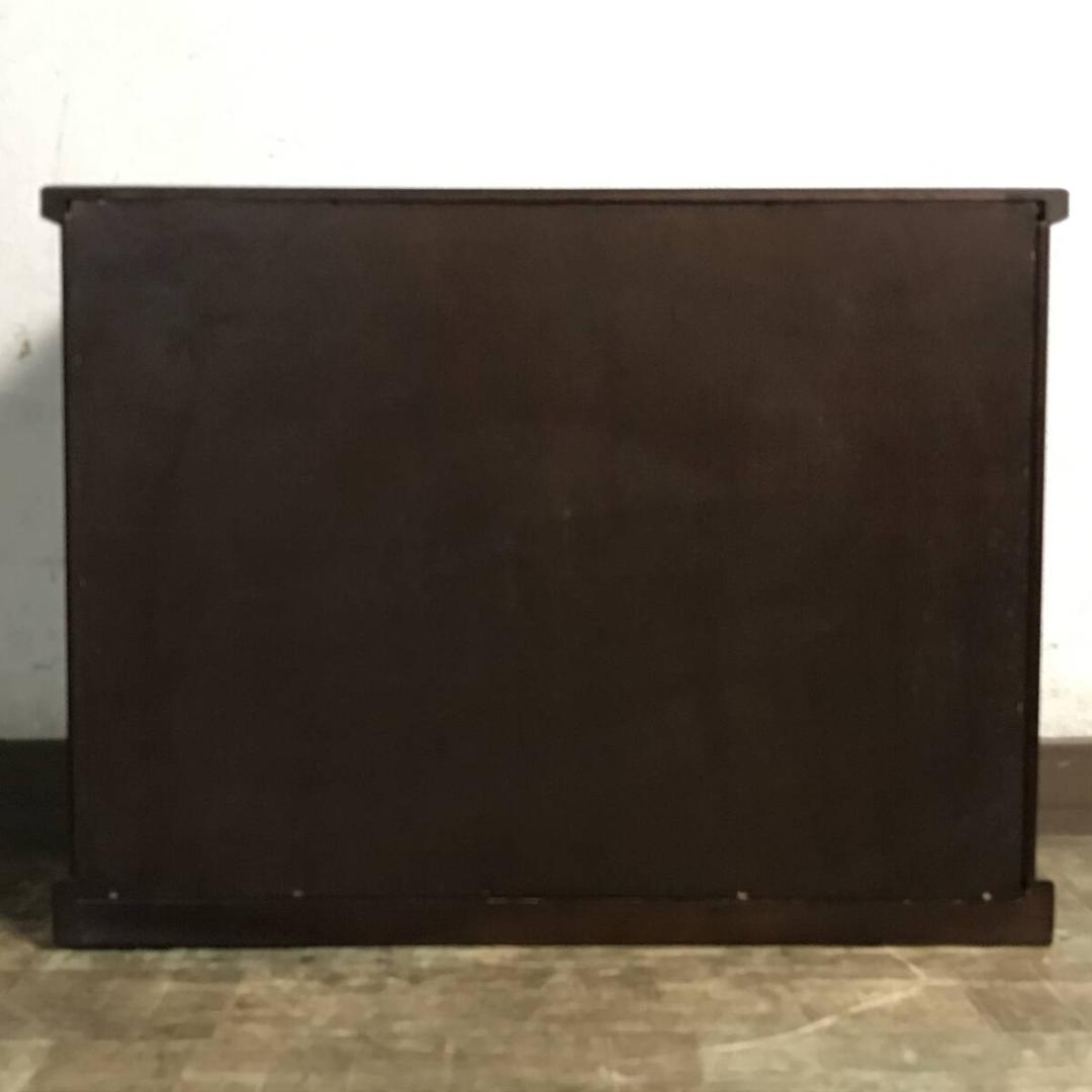 ガラスケース 3段 アンティーク キャビネット ショーケース 木製