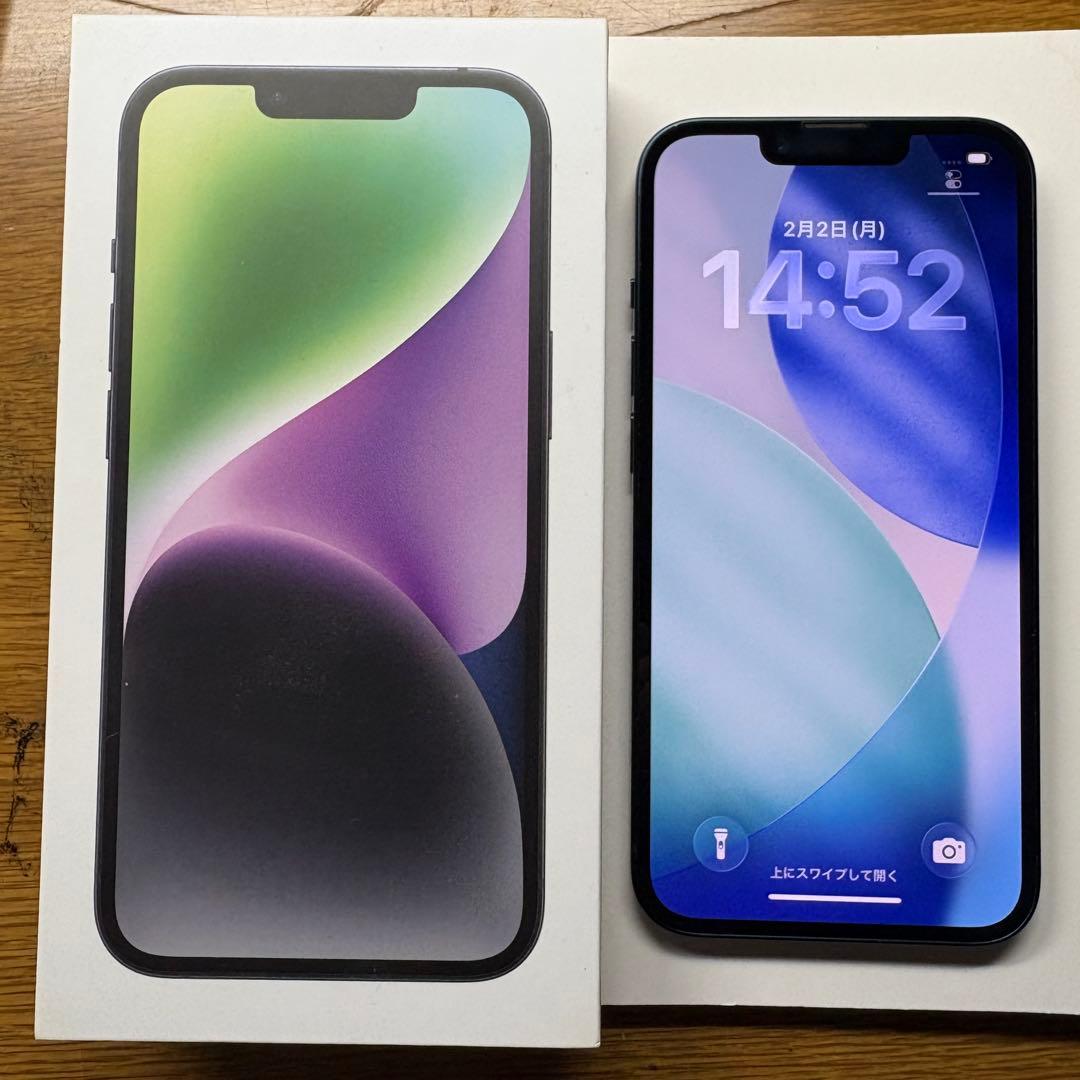 k*o様 【美品】Apple iPhone 14 128GB ミッドナイト