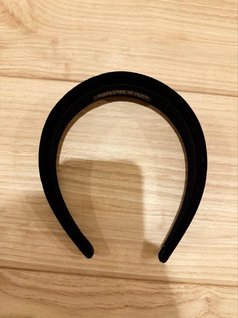 アレクサンドルドルドゥパリ ブラック ヘアカチューシャ
