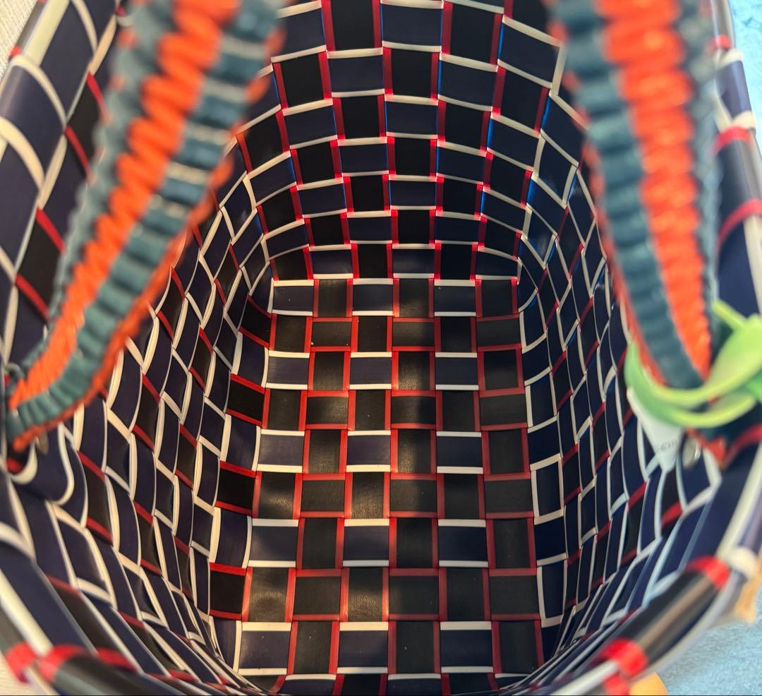 【正規品】MARNI マルニ マルニマーケット バスケット 編み込み カゴバッグ