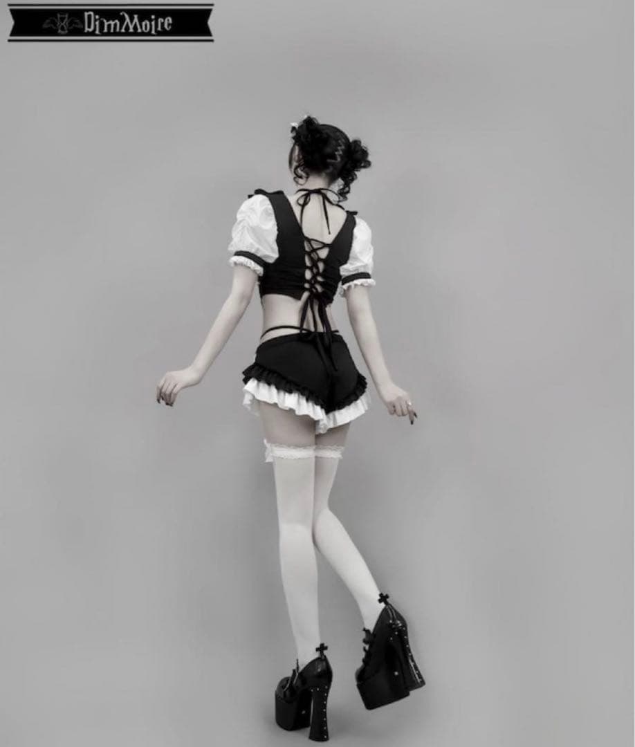 新品未使用 ディムモアール 水着 白黒