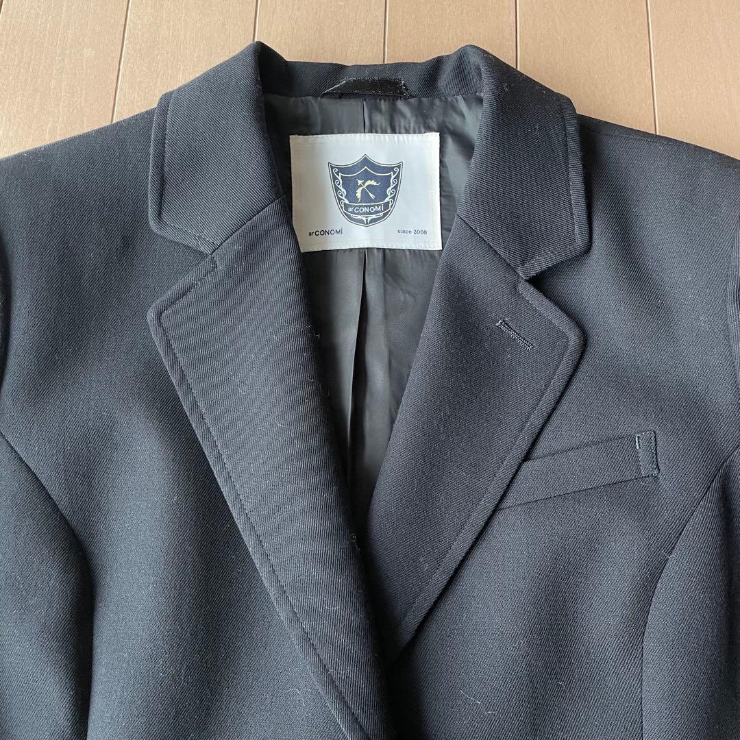 美品 ar CONOMi 紺 ブレザー 金ボタン ネイビー Lサイズ