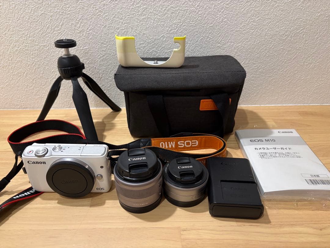 【限定値引き】Canon EOS M10ダブルレンズキット SDカード64G付き