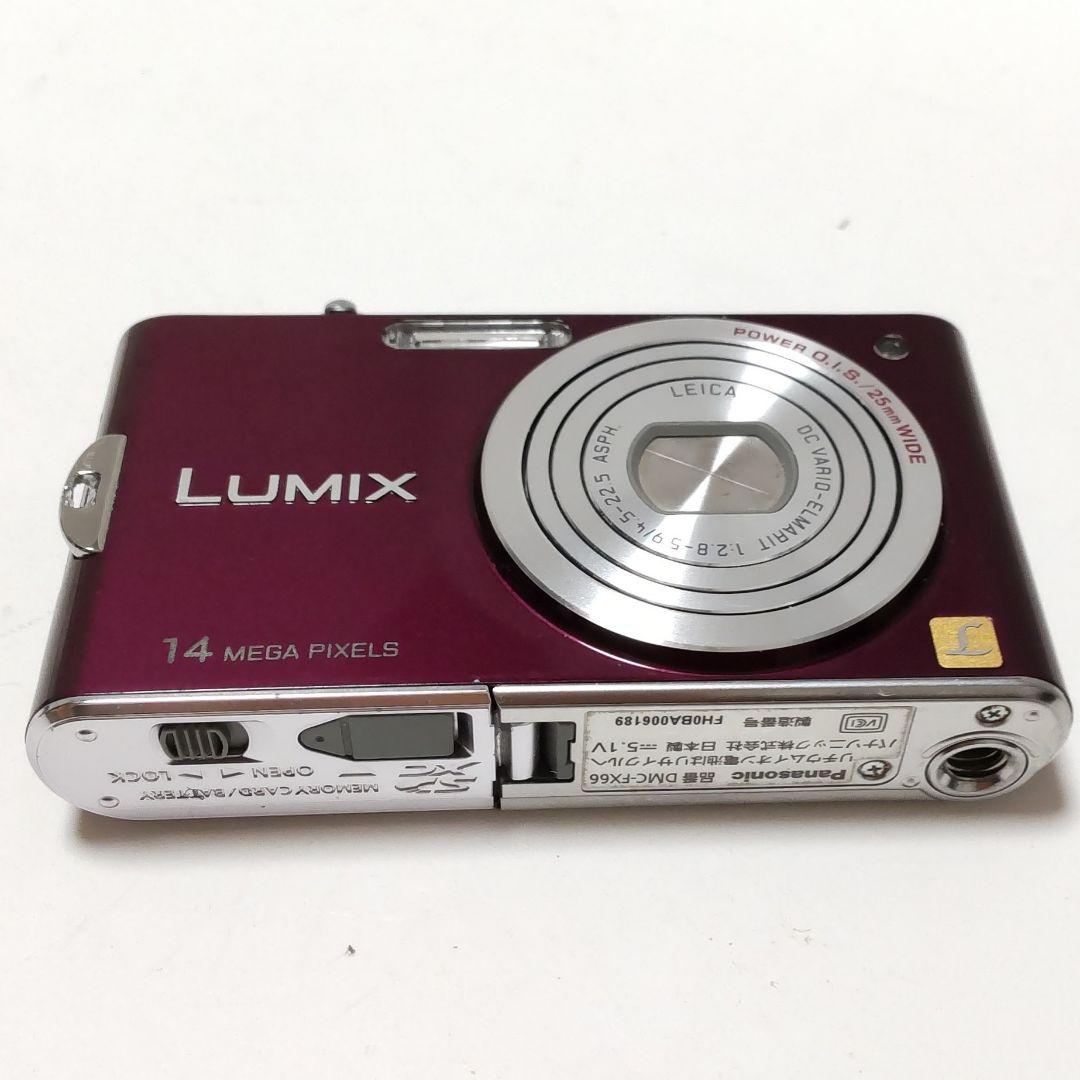 動作確認済み パナソニック LUMIX DMC-FX66 オールドコンデジ