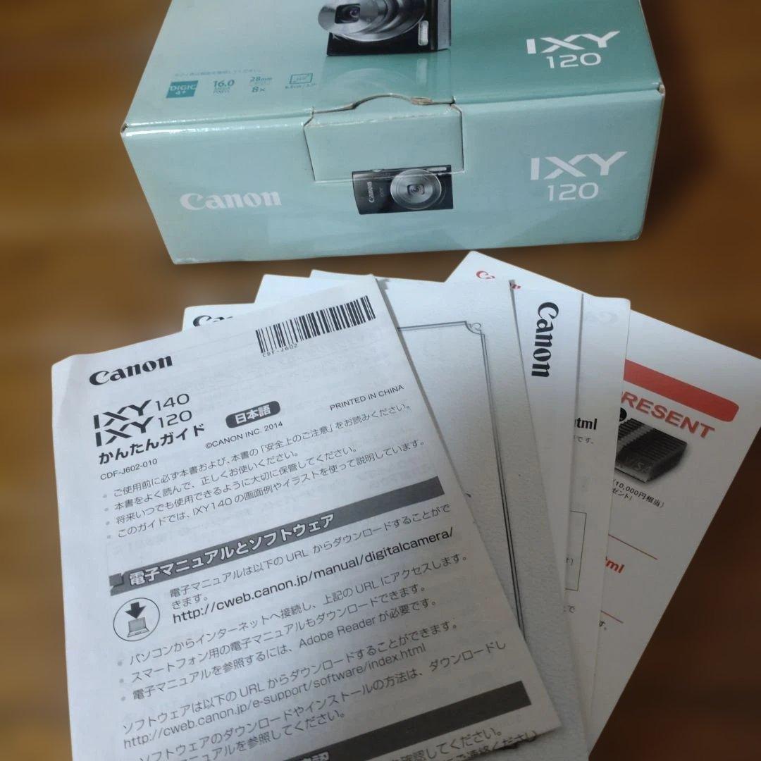 Canon IXY 120 コンパクトデジタルカメラ箱ありジャンク扱い
