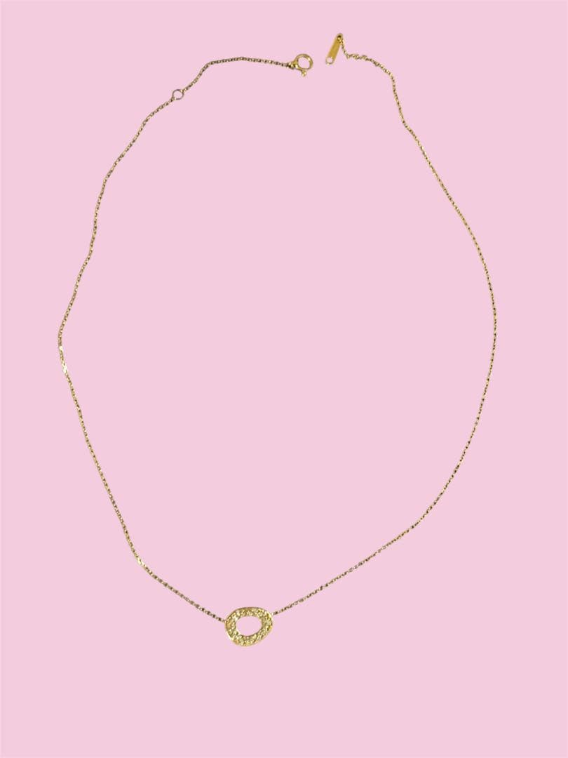 agete k18ダイヤモンネックレス