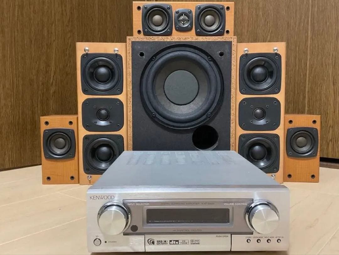 KENWOOD スピーカー:RS7070＋アンプ:5.1ch KAF-S500