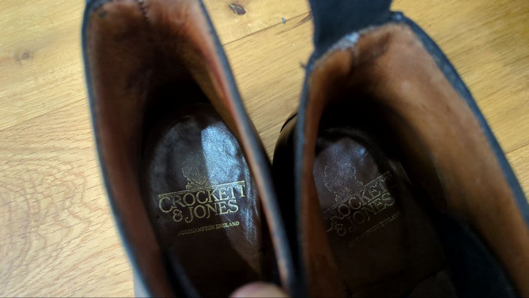 【美品】Crockett&Jones 7.5E ブーツ