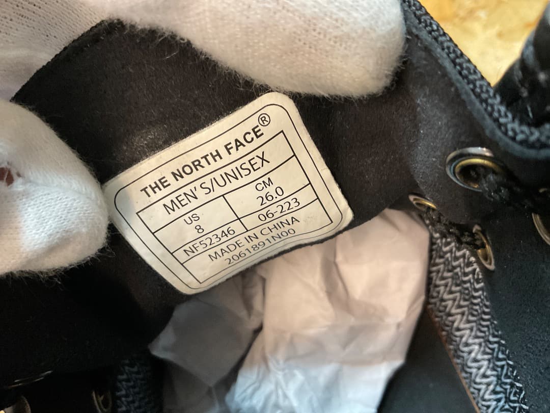 未使用 ノースフェイス NF52346 CORDURA Moccasin WP