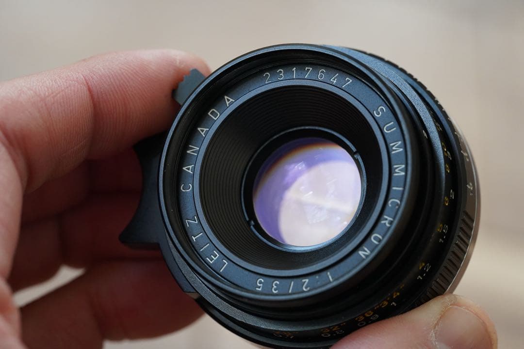 ライカ ズミクロン 35mm 6枚玉 ツノ付き Leica Summicron