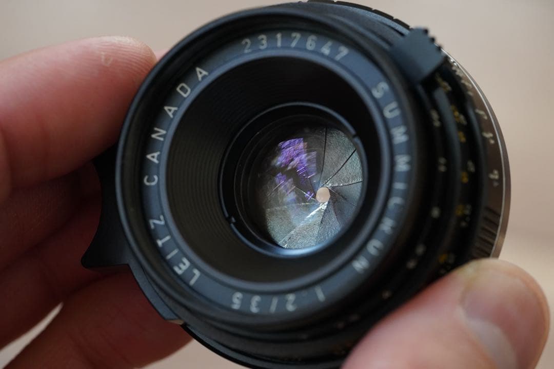 ライカ ズミクロン 35mm 6枚玉 ツノ付き Leica Summicron