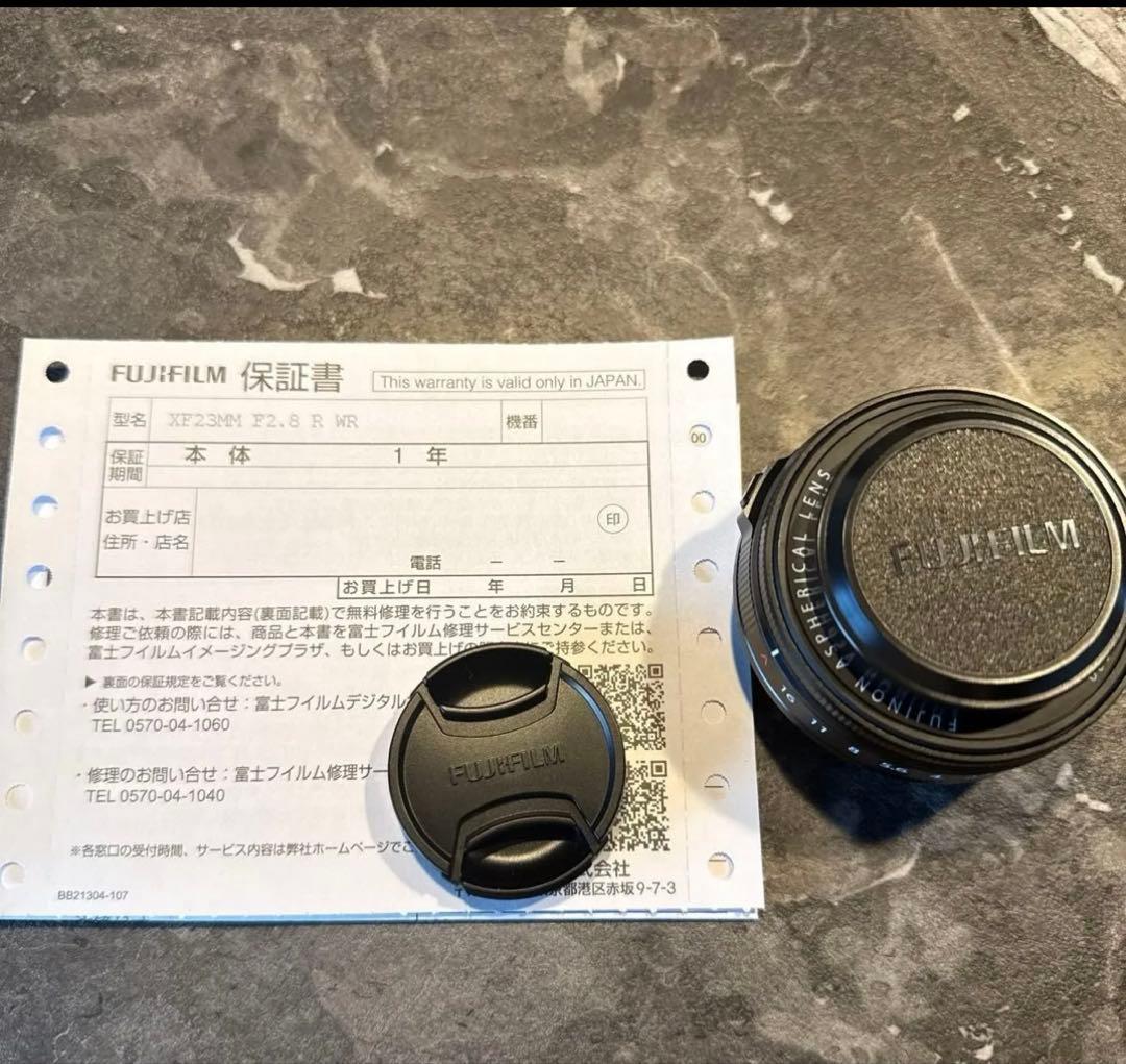 レンズ(単焦点) FUJIFILM XF23mm f2.8 R WR X-E5