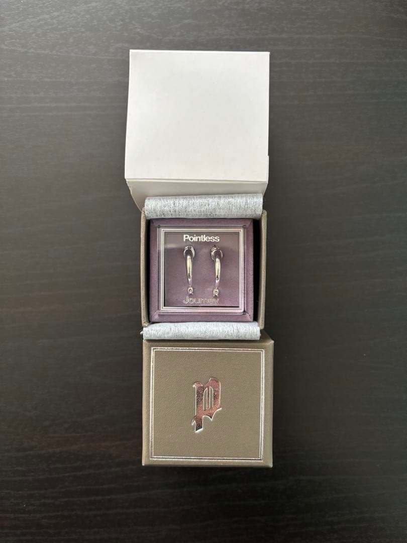 テ*ツ様 Pointless Journey シルバーピアス【限定箱付き】