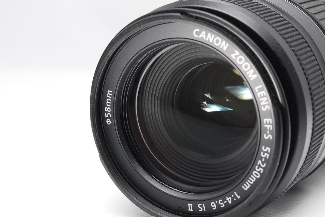 美品 キヤノン EF-S 55-250mm 1:4-5.6 IS Ⅱ 望遠レンズ