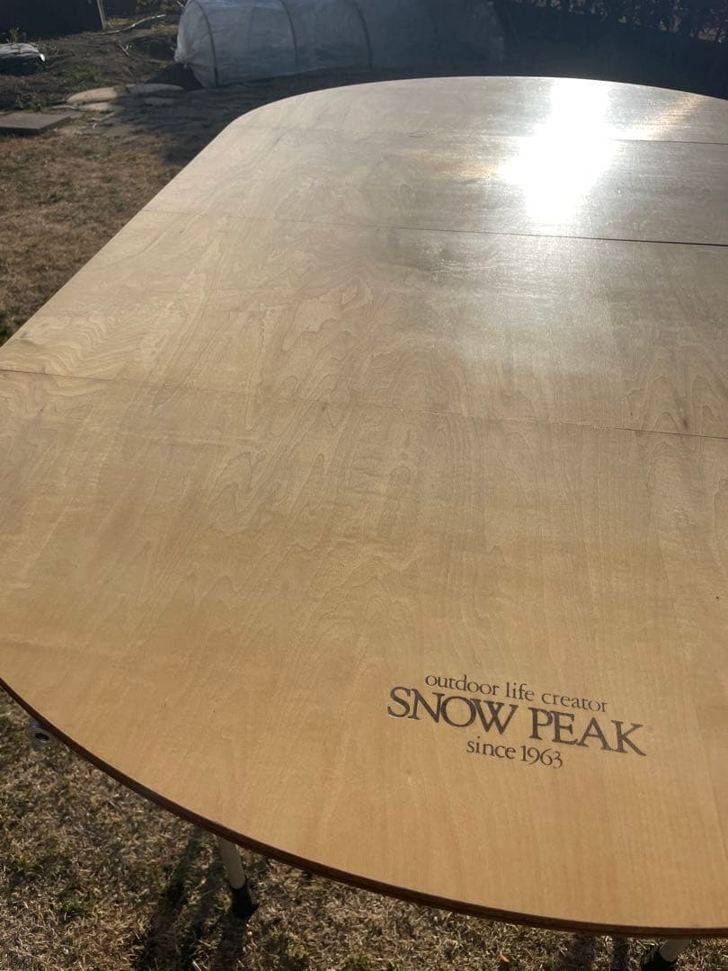 スノーピーク　フォールディングテーブル　楕円　オーバル