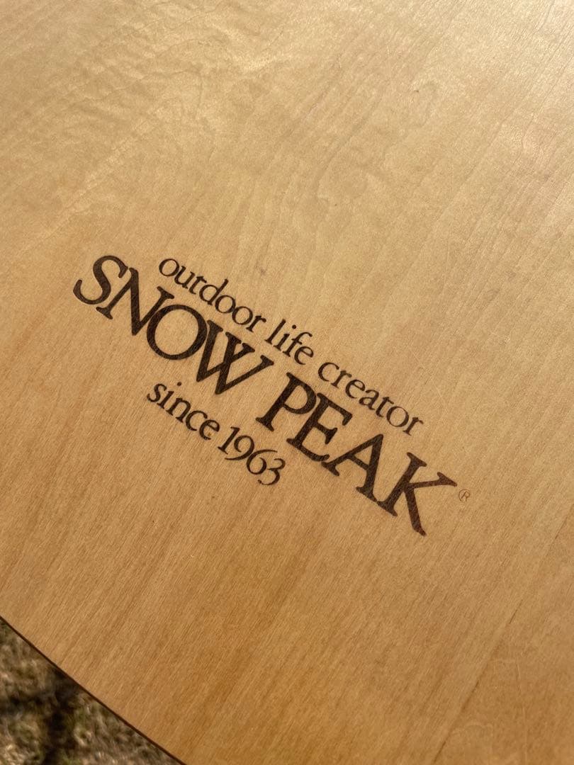 スノーピーク　フォールディングテーブル　楕円　オーバル